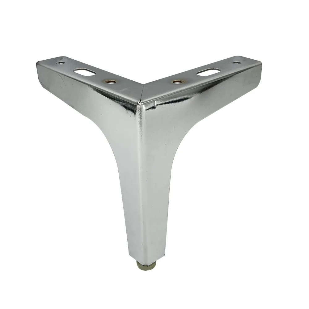 Pinlong Gold Y Shape Support Sofa Accessories Metal Black Furniture Leg Bed Cabinet Foot