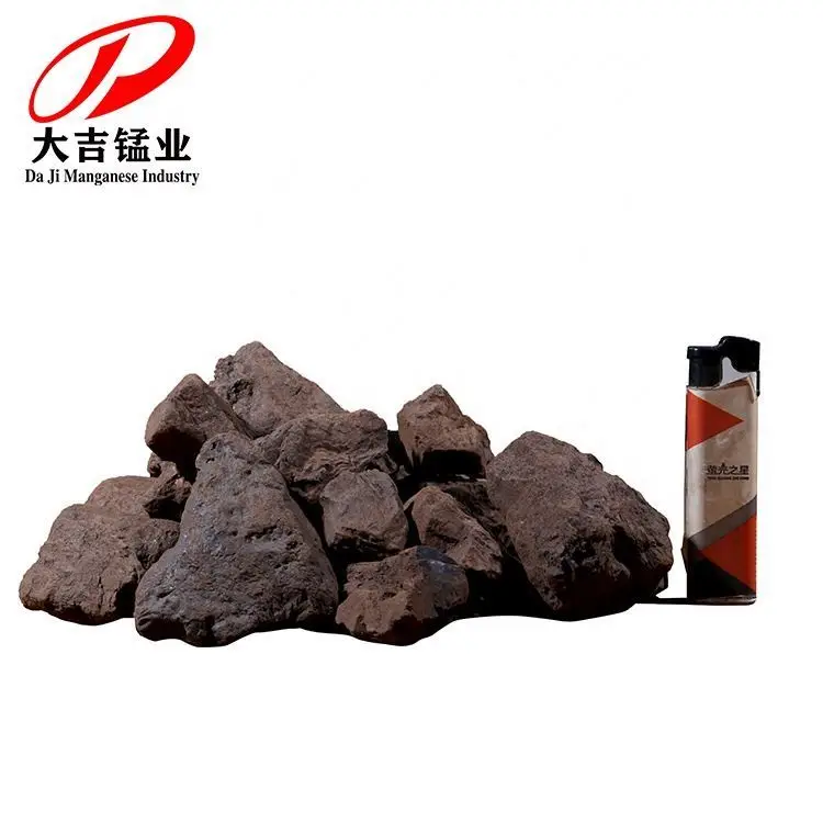 Hunan daji factory Manufactures 82% MnO2 Manganese Dioxide Green Manganese ore For Removal Iron