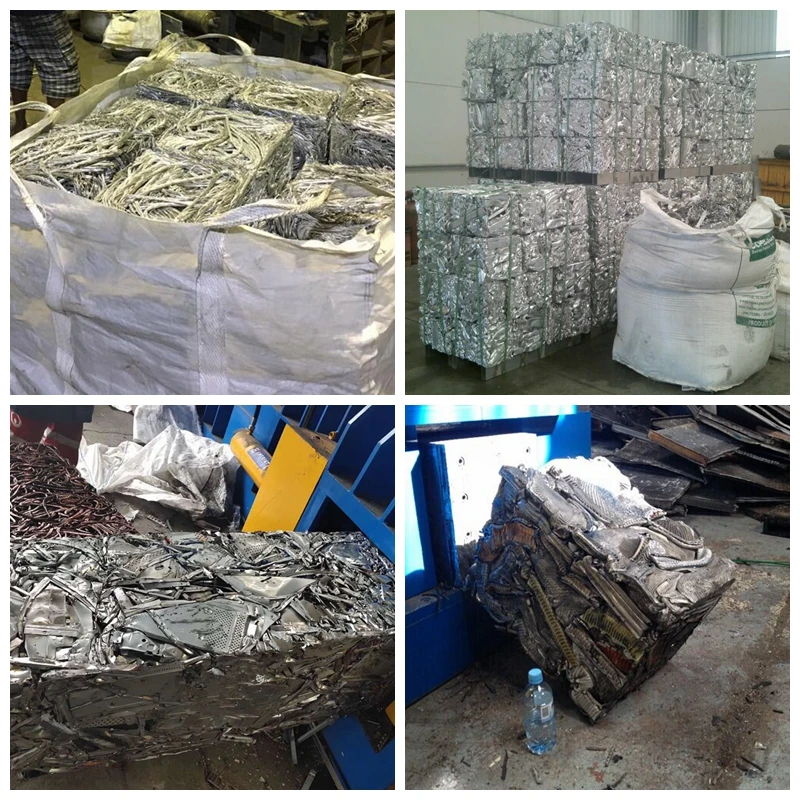 UK brand hydraulic waste aluminum chips bale pressing machine with CE