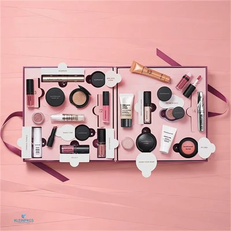 Factory Cardboard Packaging Cosmetic Jewelry Countdown Christmas Custom Kalender Box Printed Advent Calendar
