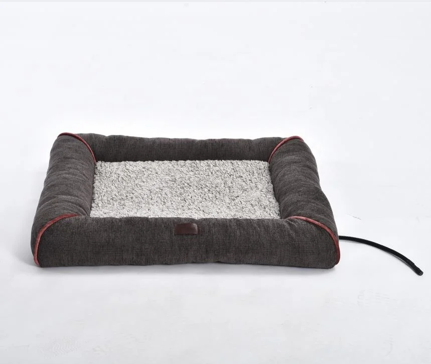 New Custom Winter Warm Self-Heating Fabric Electric Blanket Thermo Heated Pet Cat Dog Cushion Bed
