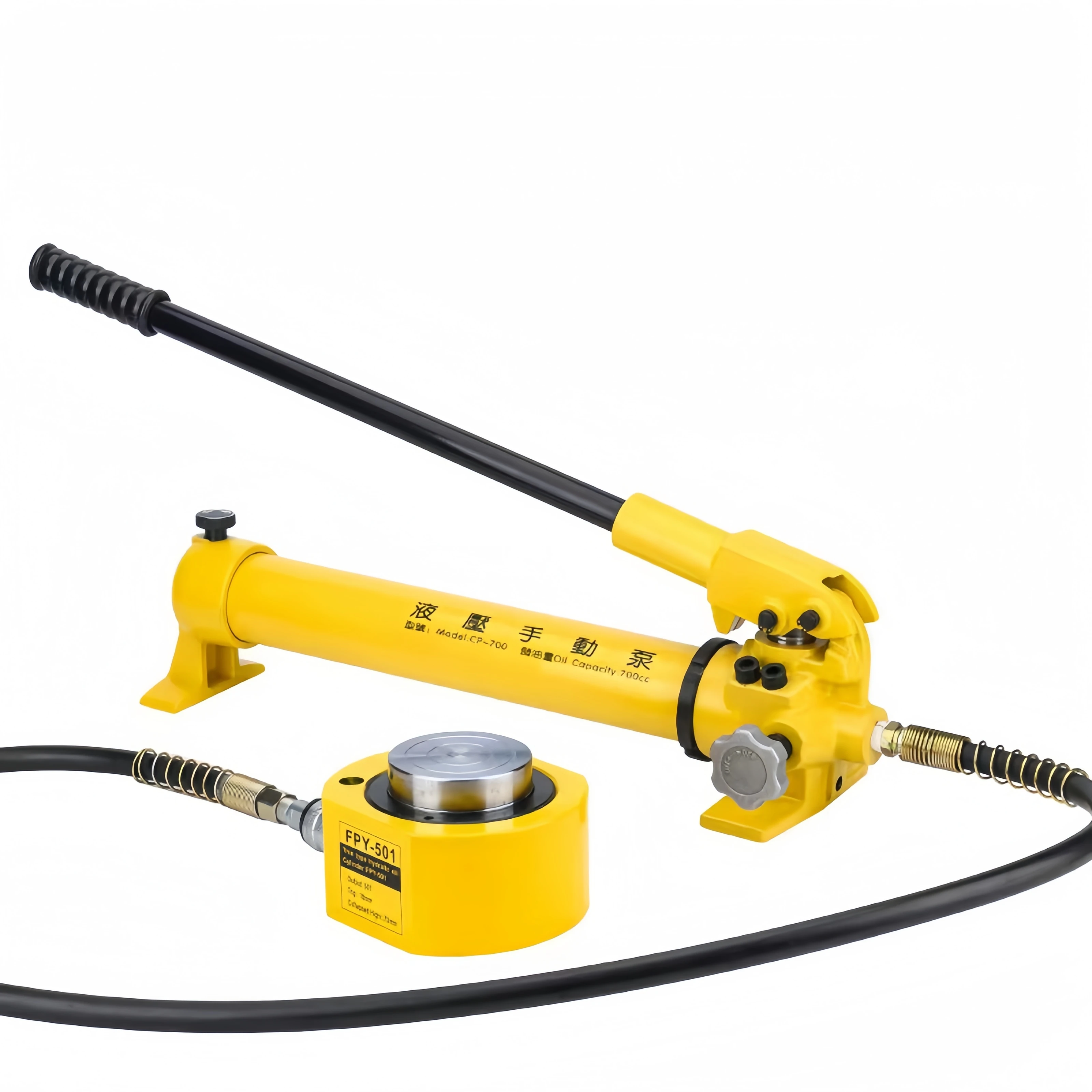 Ultra-Thin Single Acting Portable Hydraulic Lifting Jack 5T/10T/20T/30T/50T Adjustable Split Booster Steel Hydrocy Linder OEM GS