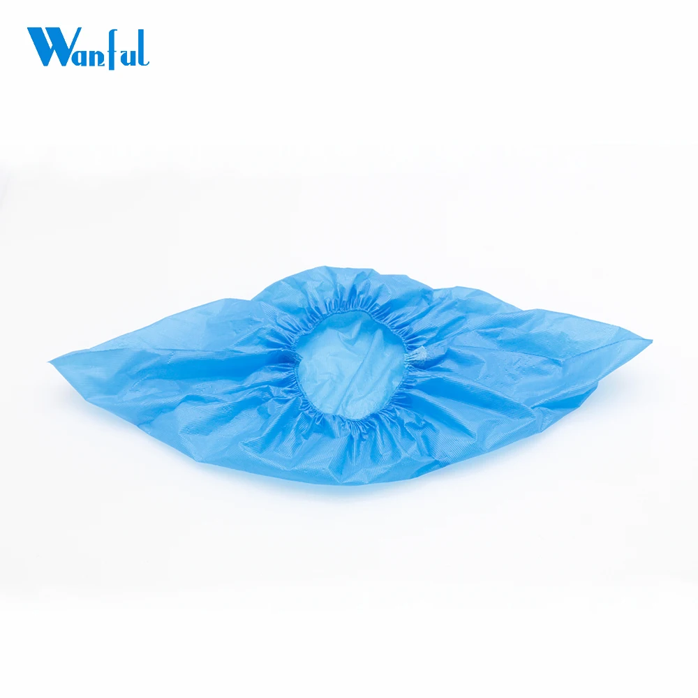 Best quality anti slip disposable nonwoven pp shoe cover medical protector in stock now
