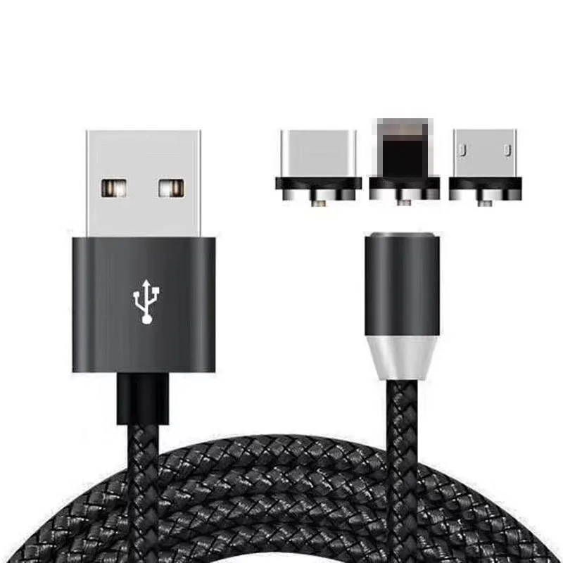 Новое поступление Прямая продажа с фабрики 3 в 1 Usb-кабель магнитный Алюминиевый сплав Быстрый зарядный кабель для новейшего Iphone и