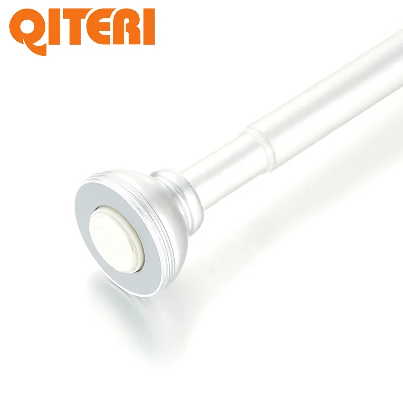 Hot sales 1in Extensible customization shaped shower curtain rod extra long unique rods for living room