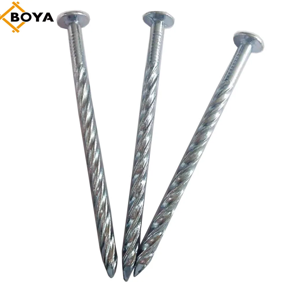 Hot sale pallet nail screw for wood with ring shank or smooth shank from Tianjin boya screw manufacturer
