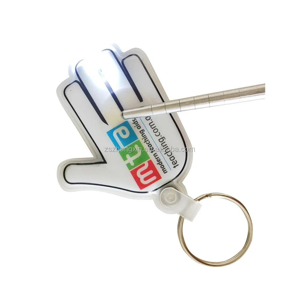 Брелок из ПВХ со светодиодной подсветкой для деловых людей