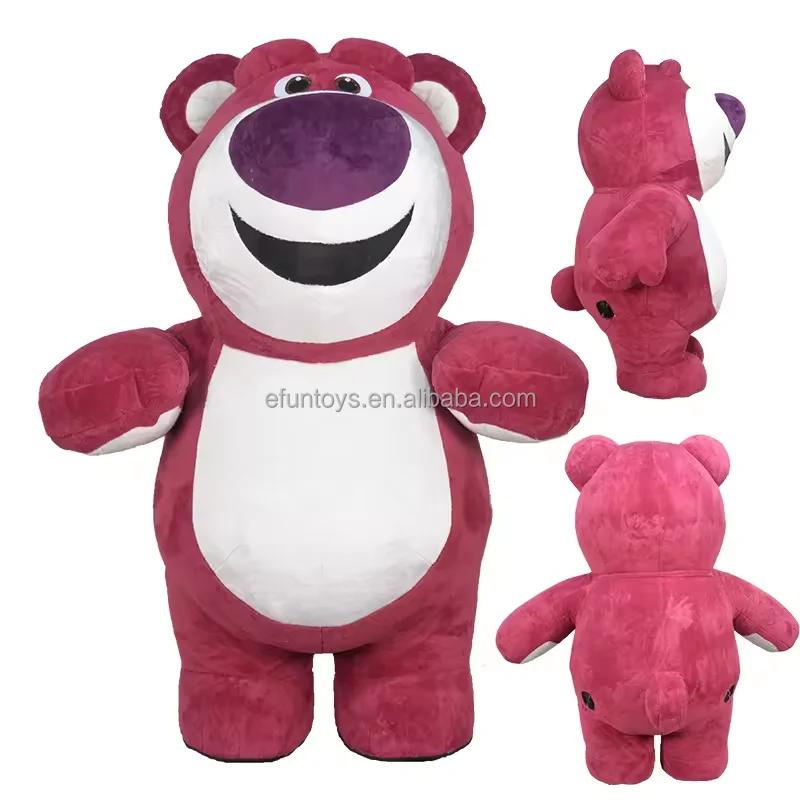 efun MOQ 1 PCS Best Selling 2M/2.6M/3M Plush Inflatable Giant Teddy Bear Mascot Costume Custom cosplay costume For Carnival