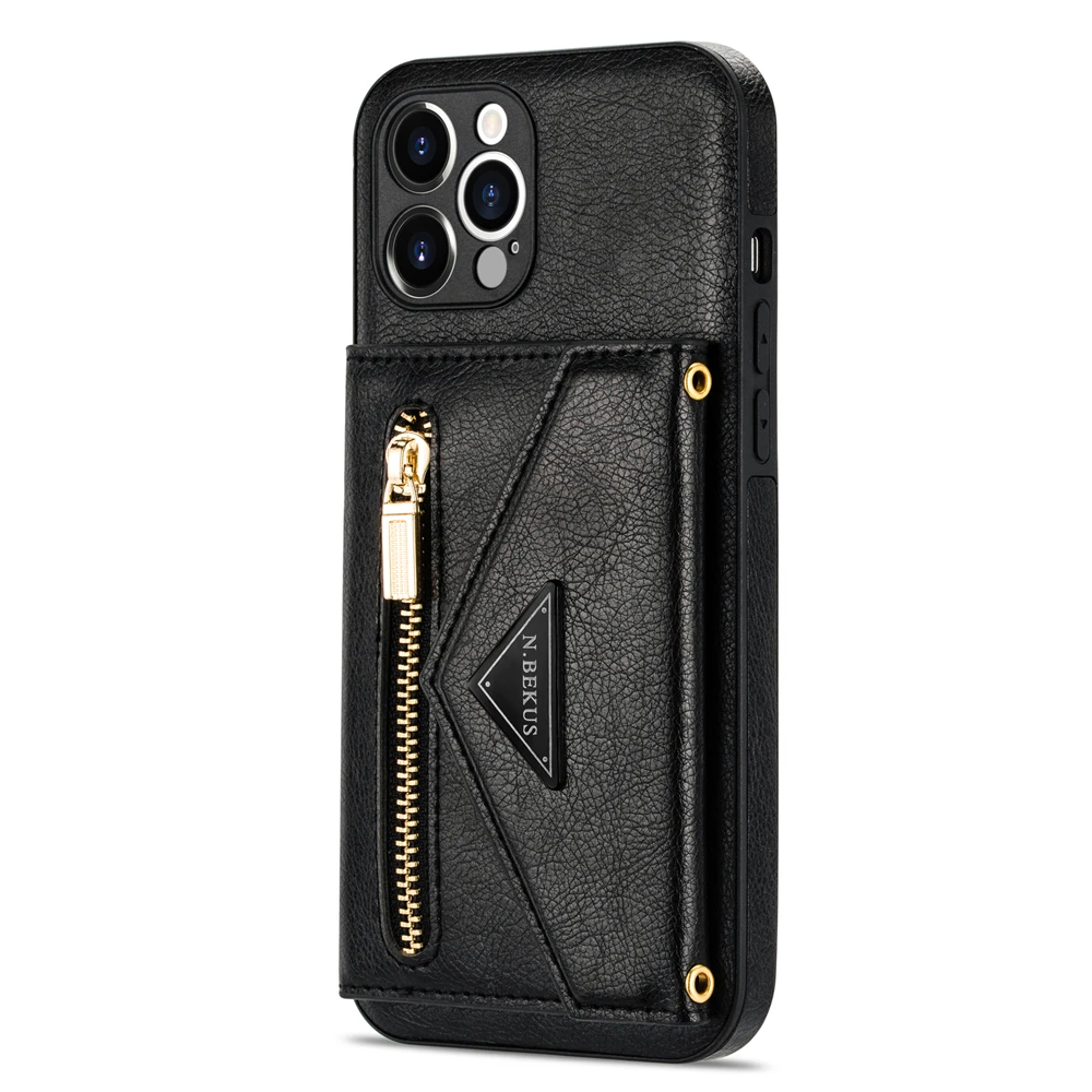 Роскошный чехол из искусственной кожи для телефона iPhone 12 Pro MAX тонкий кошелек задняя крышка карт Mini 11 XSMAX XR XS X 8 7 SE 2020