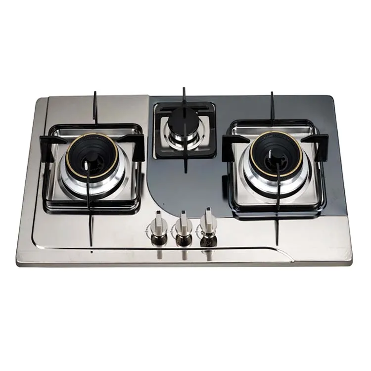 Wholesale Commercial kitchen stainless steel gas stove burner 3gas stove