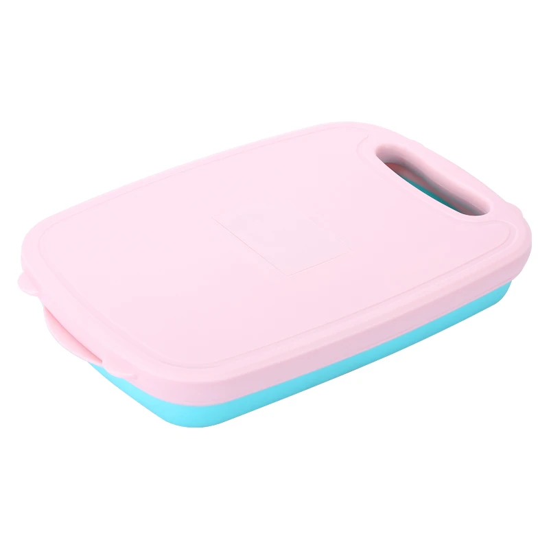 2024 New Design Kitchen Tools dishwasher safe Multifunctional Cutting Board Set With Folding Drain Basket