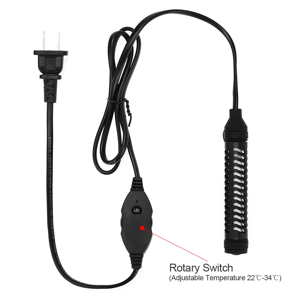Mini Fish tank Heating Rod Automatic Thermostat Small Heating Thermostat tank Temperature Control Heating Rod Power Saving Short