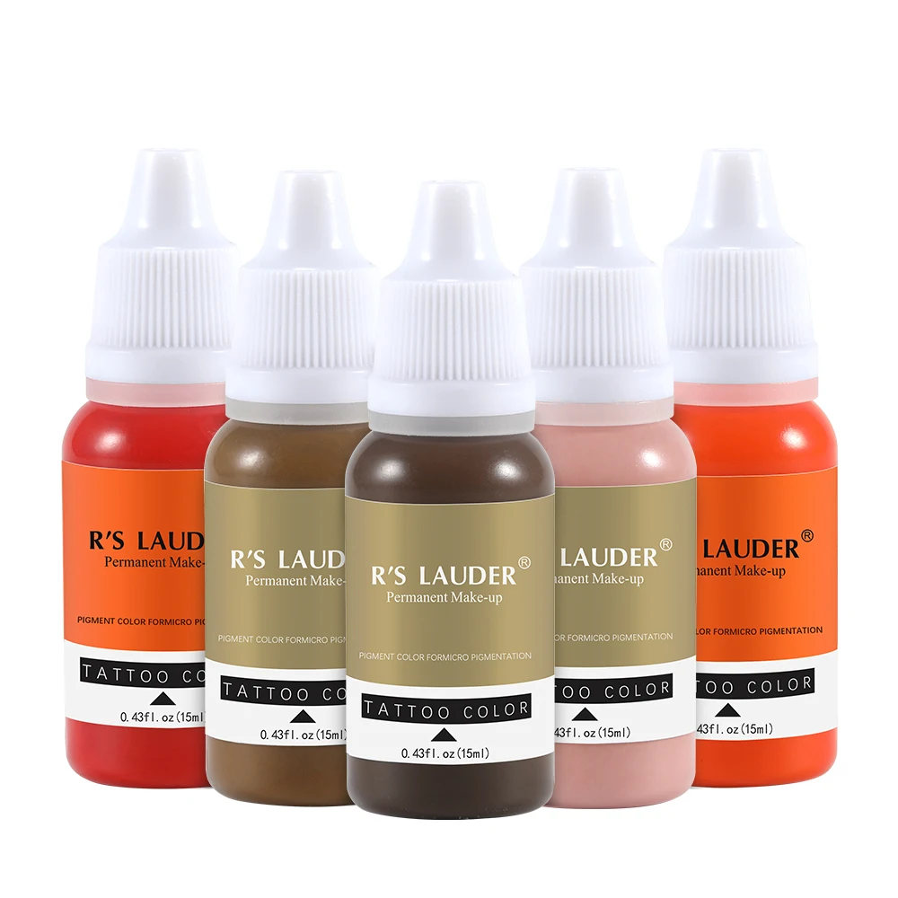 15ml Micropigment Permanent Makeup Tattoo Ink Eyebrow Eyeliner Lip Microblading Pigment