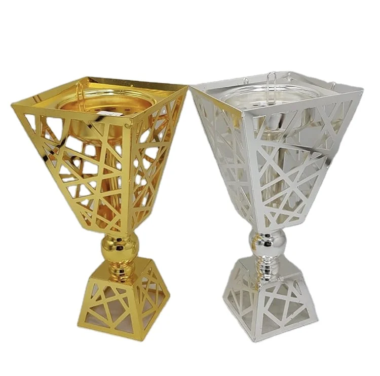 Оптовая продажа, металлическая курильница, курильница Oud Bakhoor, курильница, роскошная Арабская курильница