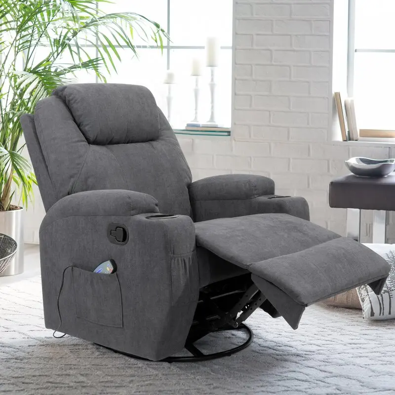  Moern Furniture Household Swivel Glider Reclining Chair Electric Power