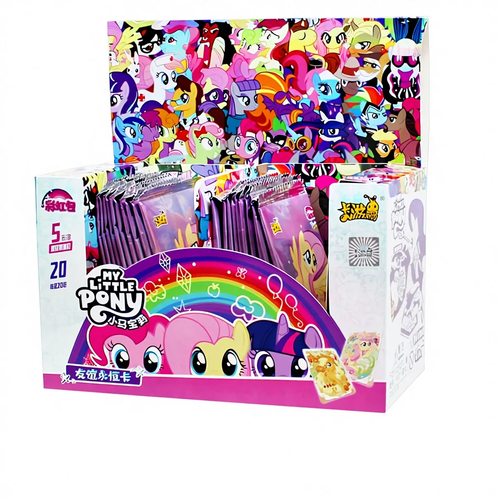 Коллекционная карточная игра для детей: Настоящие бумажные карты XR из серии «Мой маленький радужный набор» (3 бомбочки)