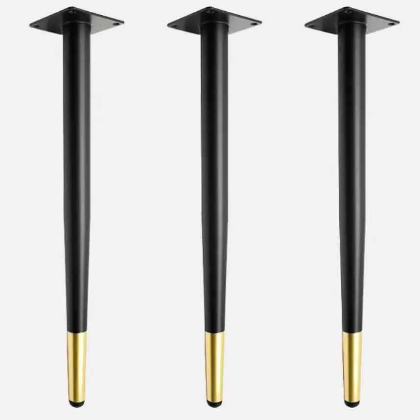 luxury gold stainless steel chrome iron metal chair support leg for sofa