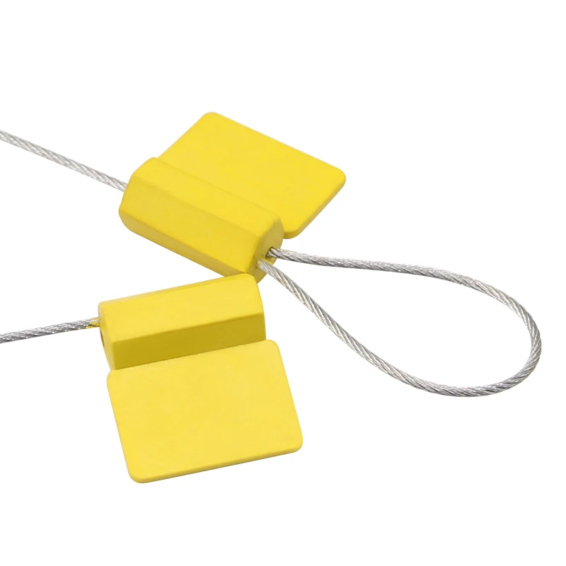 MA-CS3019  Robust Plastic Head Steel Wire Disposable Container Cable seals for Security Container Truck Lock