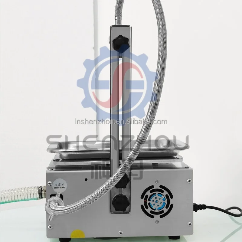 SZ-L17 Semi Automatic 17L Gear Pump Bottling High Viscosity Liquid Oil Honey Weighing Filling Machine from shenzhou
