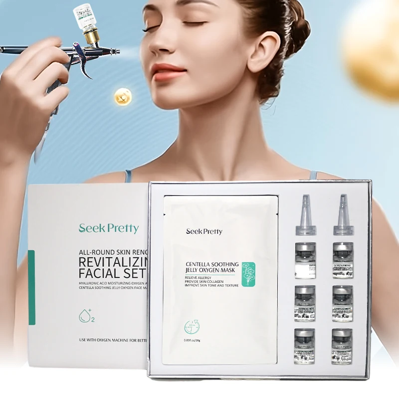 Hyaluronic Acid Oxygen Facial Machine Serum Skin Booster Hydro Facial Machine Serums Skin Care Serum For Facial Machine