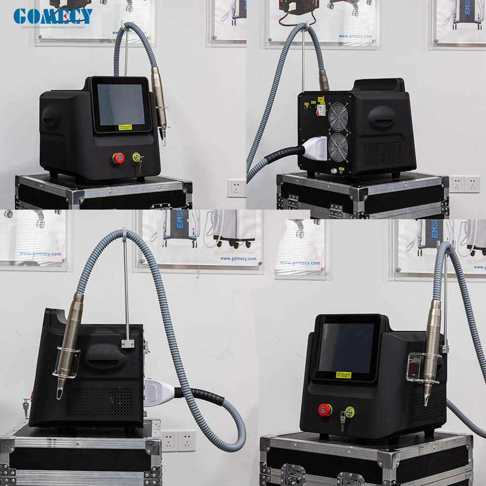 GOMECY Professional PicoLaser 532 755 1320 1064 Pico Second Tattoo Removal Laser Machine Pico Laser Tattoo Removal Picosecond