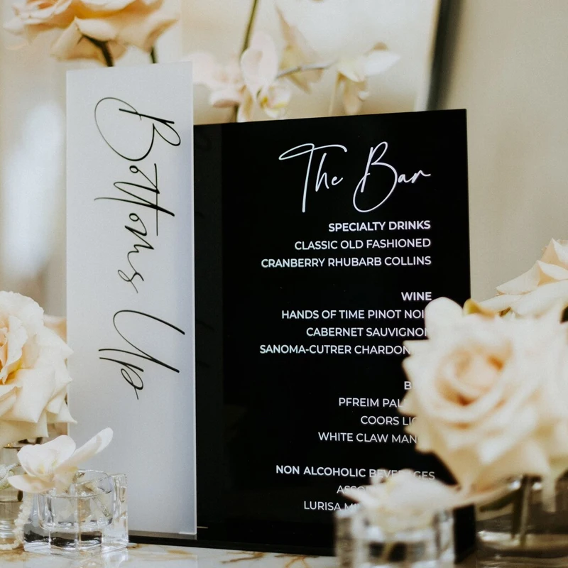 customs plexiglass table sign holder luxury acrylic arch mirror wedding centerpieces Place Cards Table Numbers