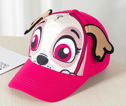 Dog print 5 panel baseball cap Shade Kids baseball cap Quality baseball cap with cute ears