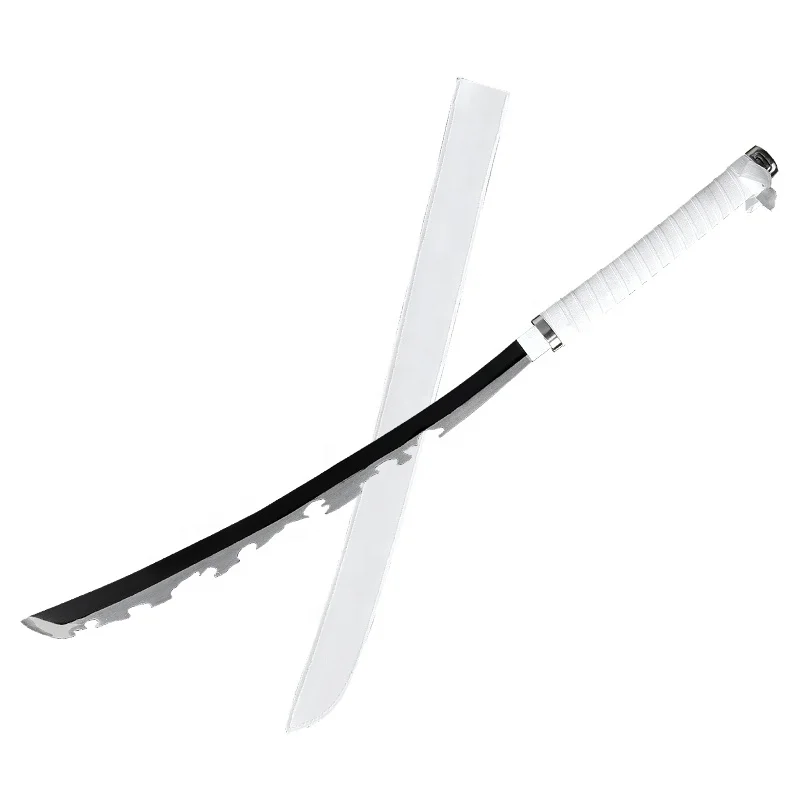 Demon Slayer Hashibira Inosuke Sword with White Leather Saya toy swords