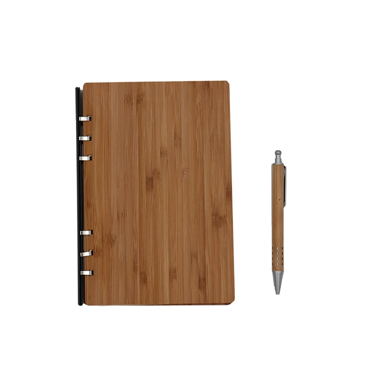 Eco friendly bamboo note book for wedding