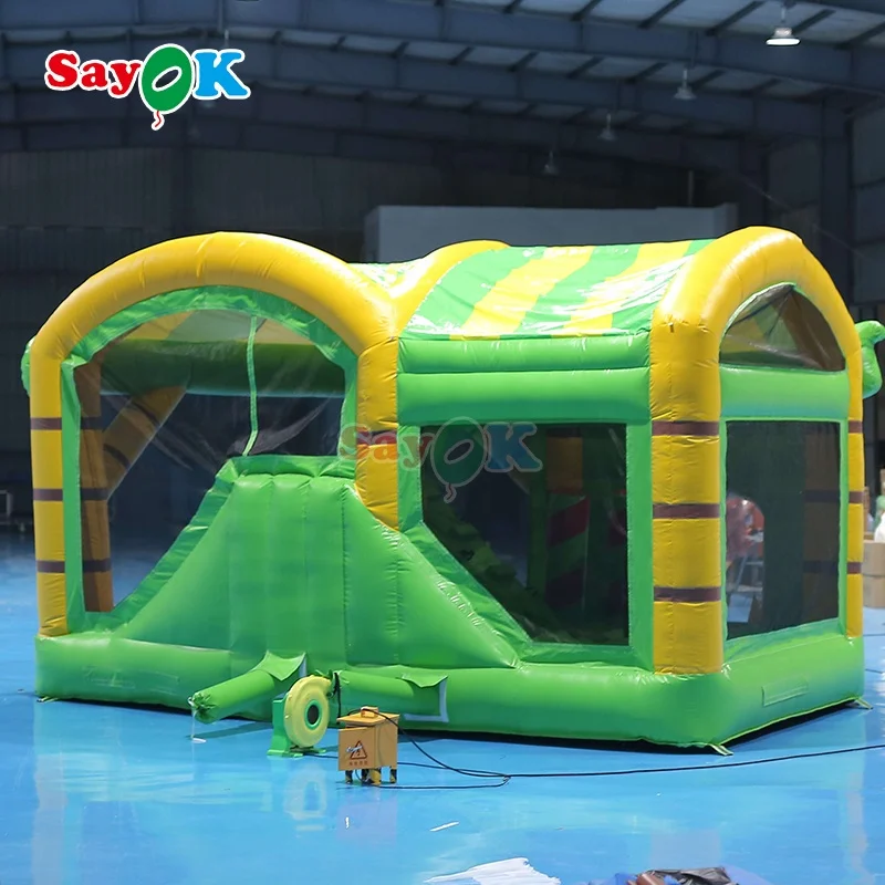 Party Kids commercial bouncy house jumping castle slide combo  lion theme inflable castle bouncer  amusement park