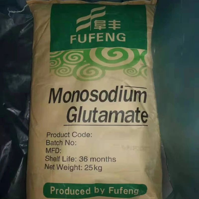 Purity 99 Bulk Monosodium Glutamate Fufeng Bag White Mesh Crystals KOSHER Storage Cool Packaging Color Package Powder Flavour