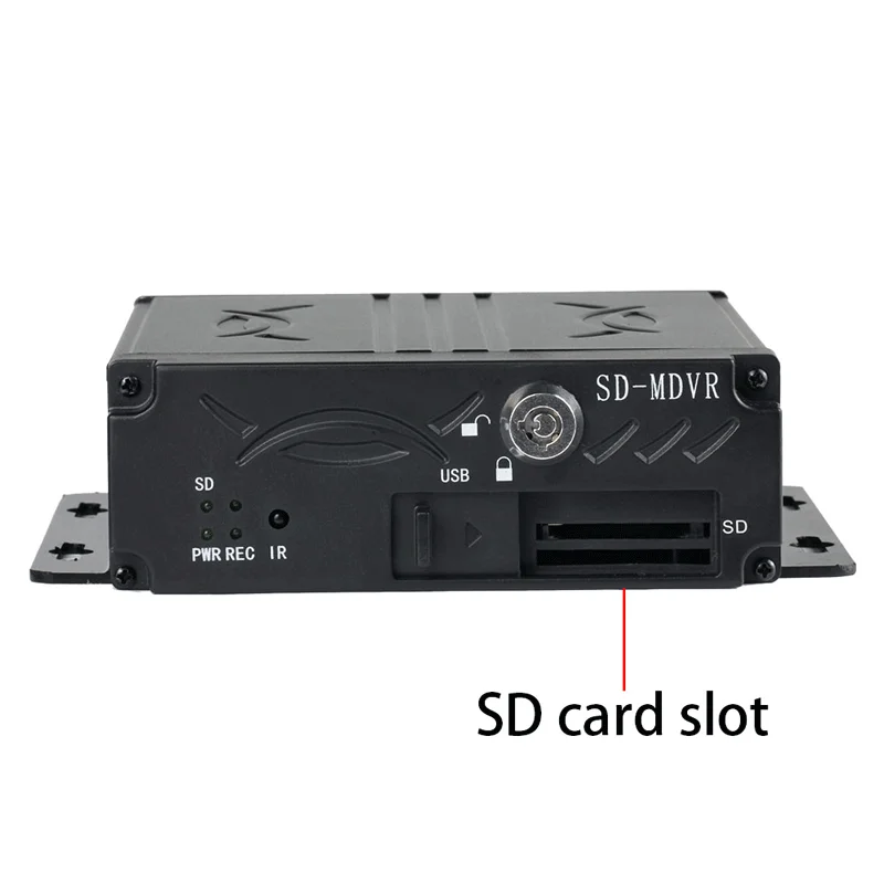 7 inch 4CH AHD Recorder DVR Car Monitor Vehicle Truck Night Vision Rear View Camera Support SD Card Recording Reverse image