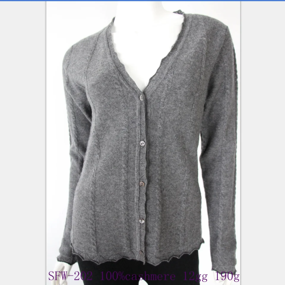 
Cable Knit Hygge cashmere cardigan Sweater (neutral colours) 