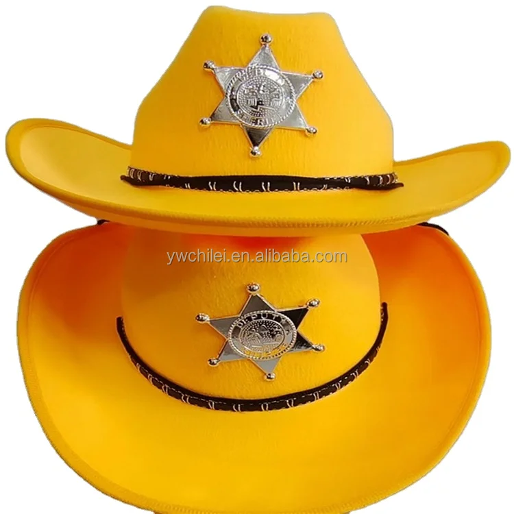 Western Sheriff  star Cowboy Hat