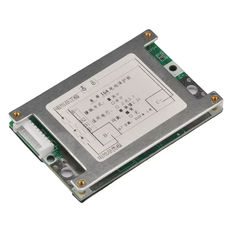 8 series 24V lithium iron phosphate protection plate Overcharge Overdischarge Same port with balanced current protection