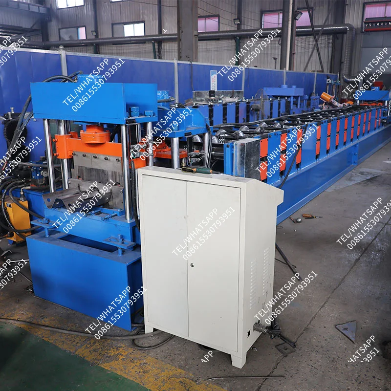 Highway Guardrail Crash Barrier roll forming machine freeway guardrail W beam machine