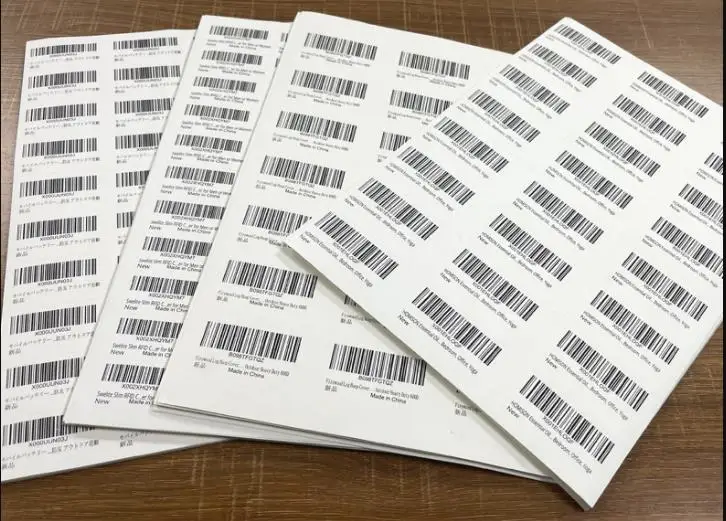 Amazon FBA Labels / FNSKU Labels for single or multiple product lines (A4 sheets)
