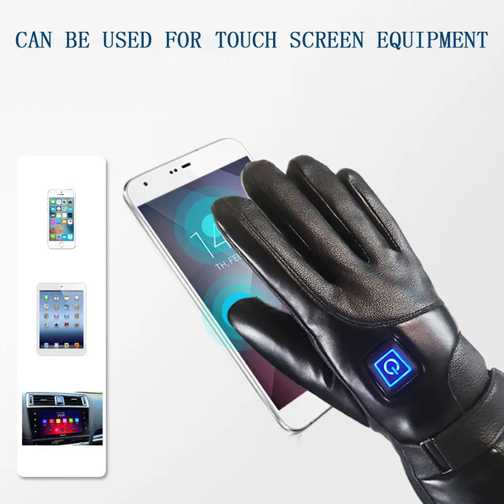 heated gloves 7.4V lithium battery  heating gloves electric three-gear temperature adjustment