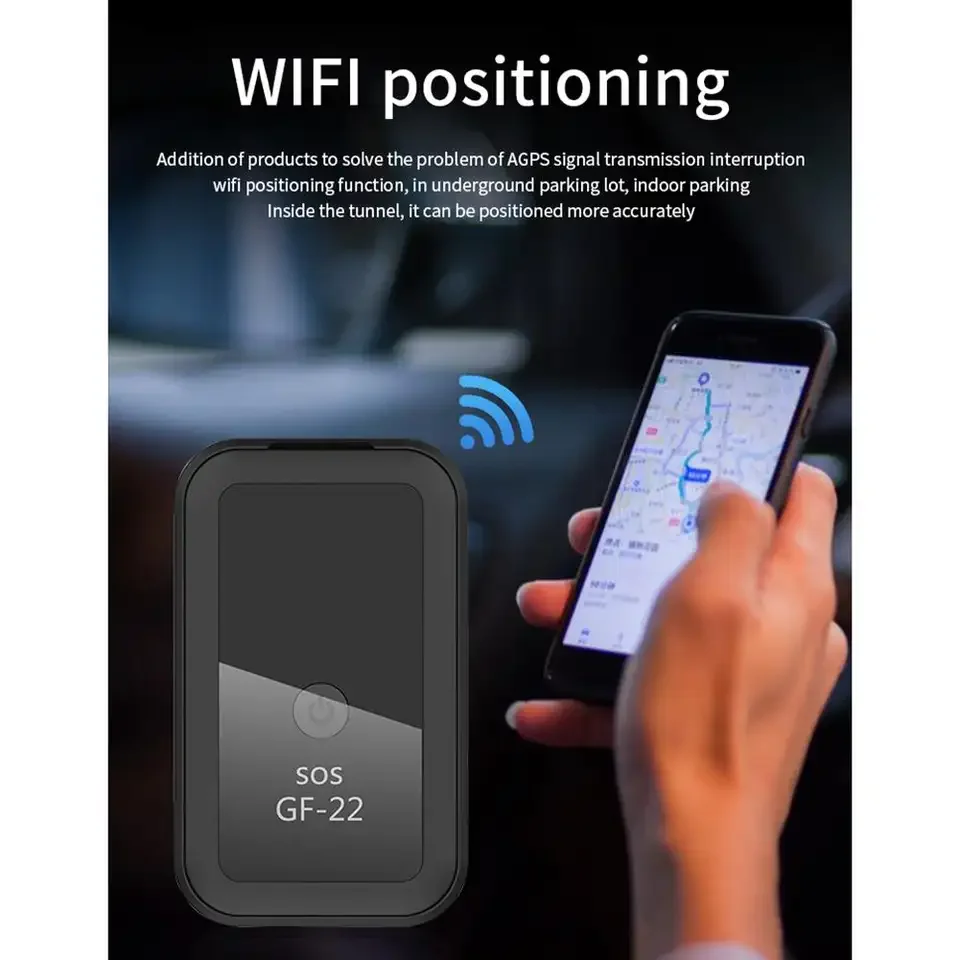 Mini Magnetic GPS Tracker GF22 Universal Positioner For Car Motorcycle Real Time Tracking Children Anti-lost Locator Accessories