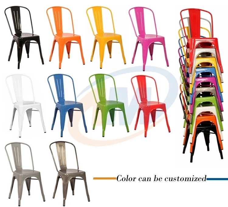 Industrial style furniture vintage cooper replica outdoor usd powder coaing tolix metal chair