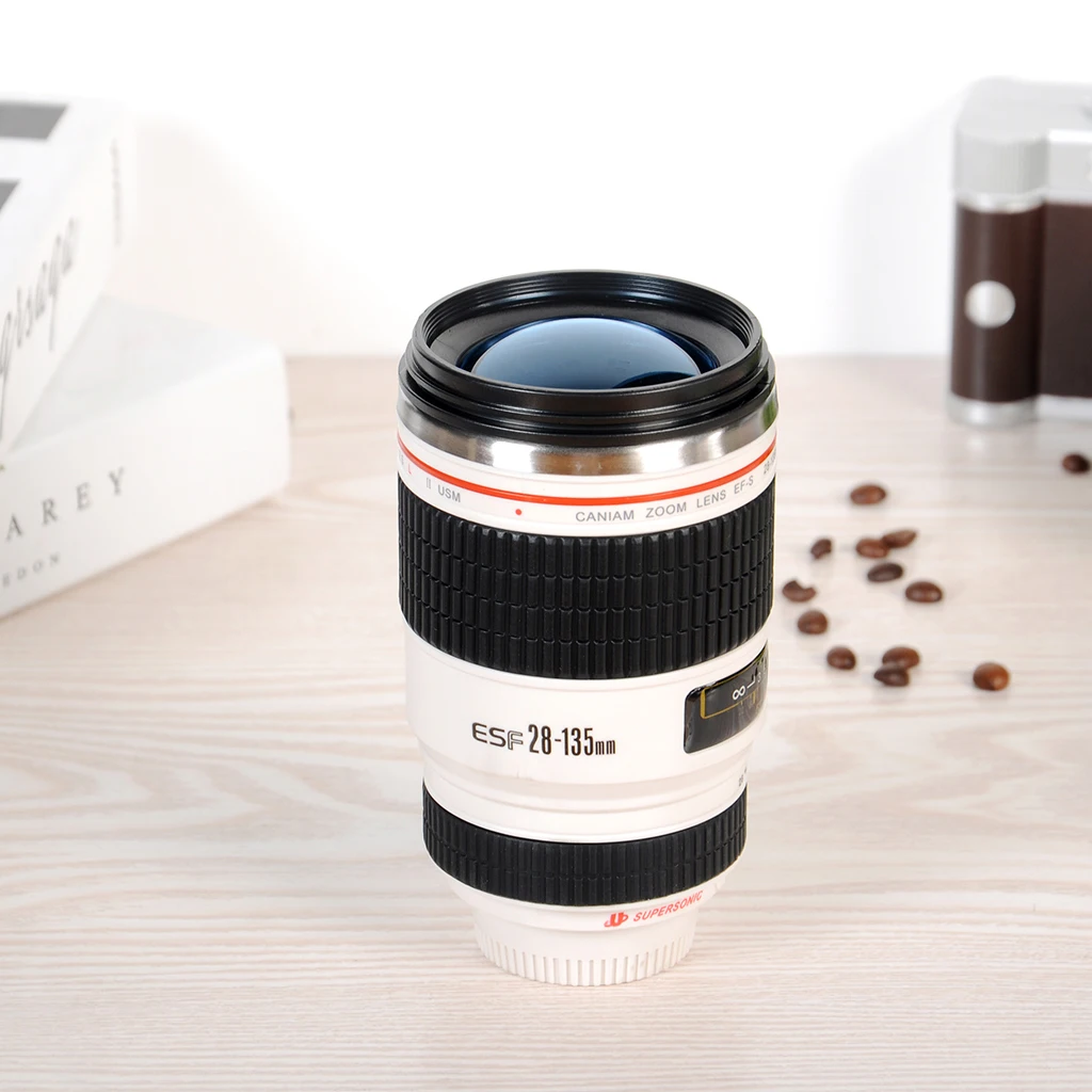 Dropshipping Factory Wholesale 28-135mm Camera Lens Fancy Shape Coffee Cup Mug