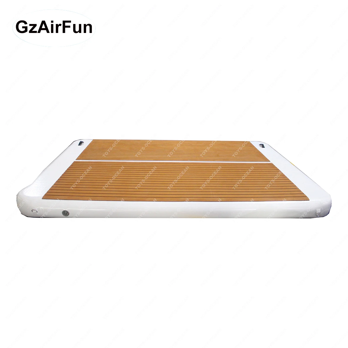 Factory Custom Wholesale Drop Stitch PVC Teak Foam Inflatable Swim Platform Floating Dock