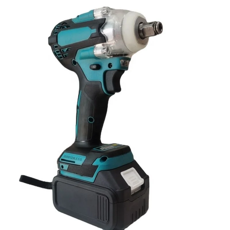 Battery Impact Wrench 600nm Electric High Power Impact Wrench with Battery
