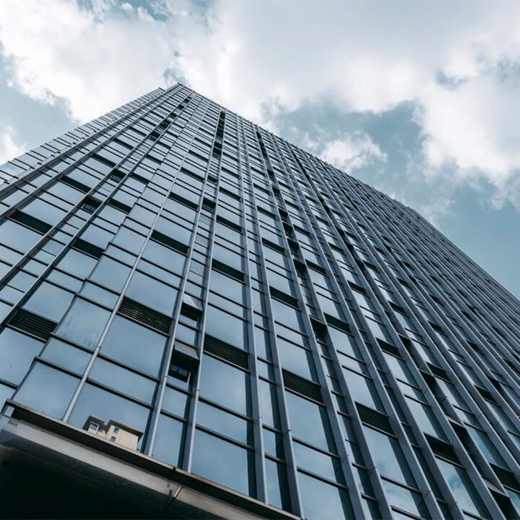 2024 Modern Insulated Tempered Aluminum Profile Price Cost Per Square Metre Glass Curtain Wall Building