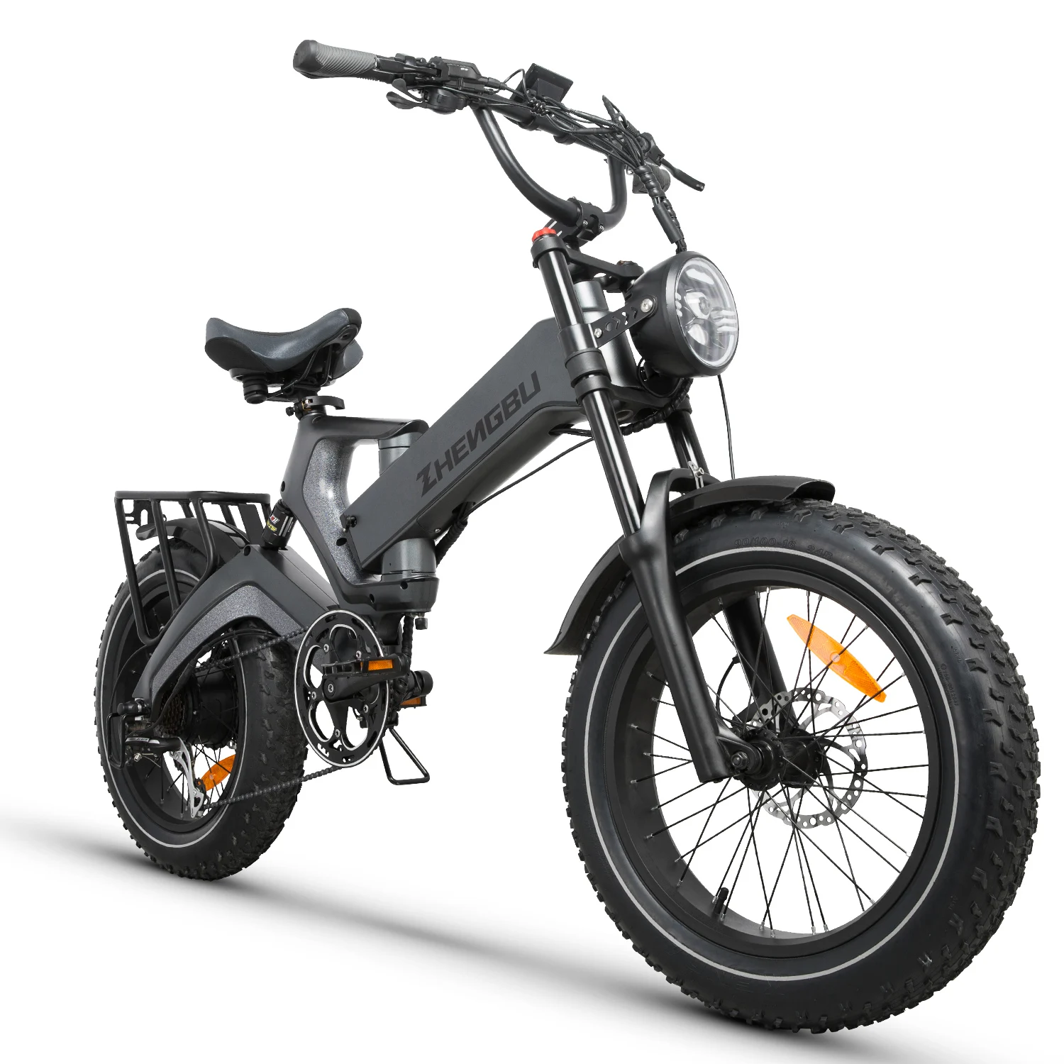 Amazon Hot Selling ZHENGBU 750w 1000w motor e-bike 500 750 watts folding fat tire mountain bike fatbike electric bicycle bike