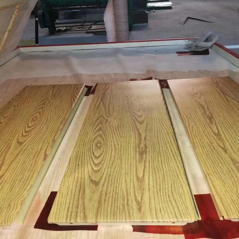 Wood Grain Transfer Printing Machine for steel door galvanized sheet