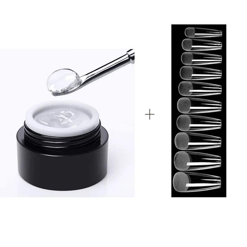 Solid Nail Tips Gel Glue Extension Adhesive Clear Gel Multifunctional Solidity Nail Glue Nail