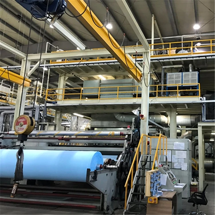 Multifunctional slitter fabric single non-woven machine pet nonwoven production line