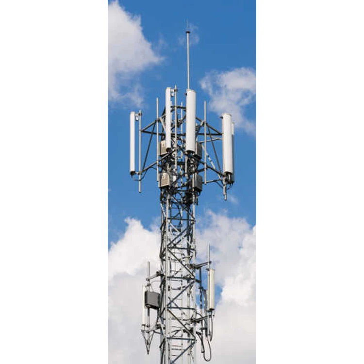 Self Supporting 20m 40m 60m 70m High 4-legged Cellular Gsm Lattice Microwave Steel Communication Tower