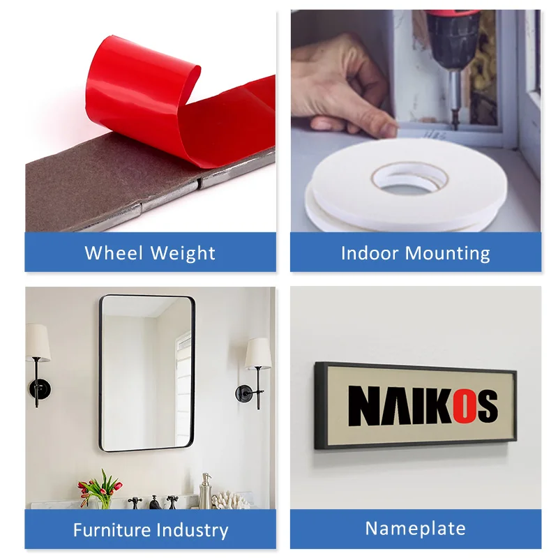 PE Foam Tape Double-Sided Mounting Adhesive Tape for Doors Automotive  Weatherproof Decorative Trim Car Trim Strip Photo Frame